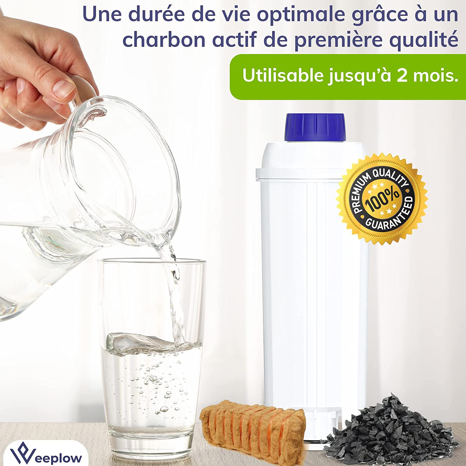 Weeplow® O’Pure 1D – 4 Filtres
