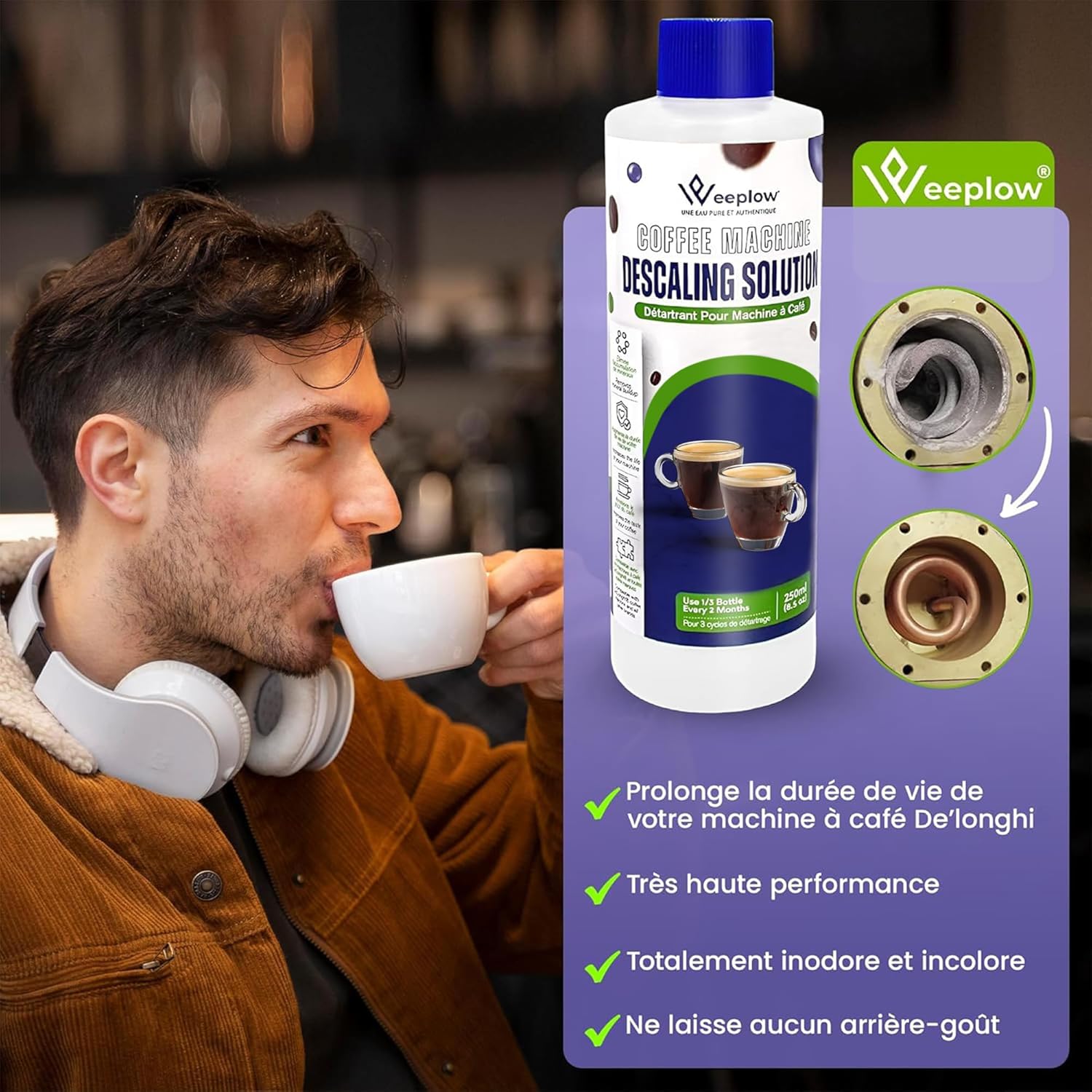 Weeplow® O’Pure 1D – 3 Filtres
